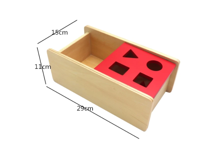 Storage box with hinged lid 4 figures