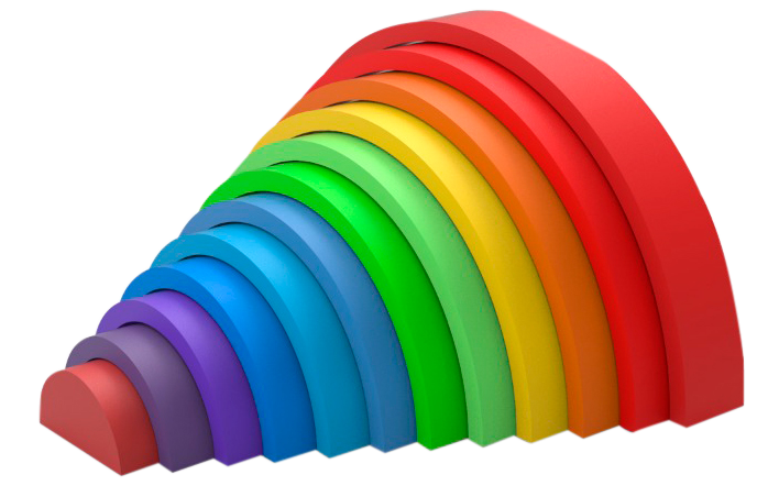 12 Piece Waldorf Rainbow