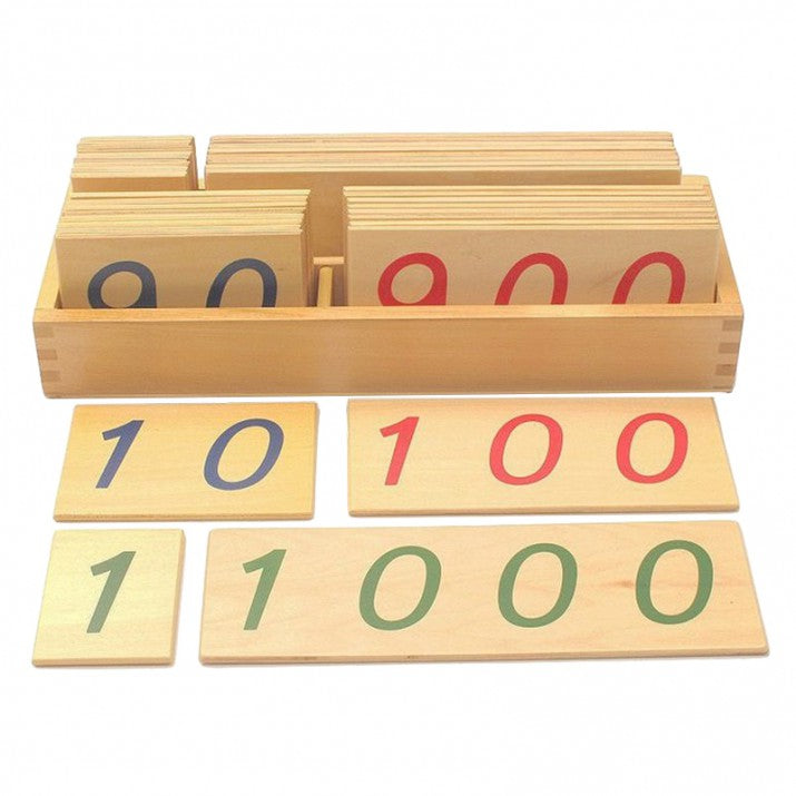 Introductory Numbers to the Montessori Decimal System