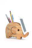 Elephant pencil and cell phone holder