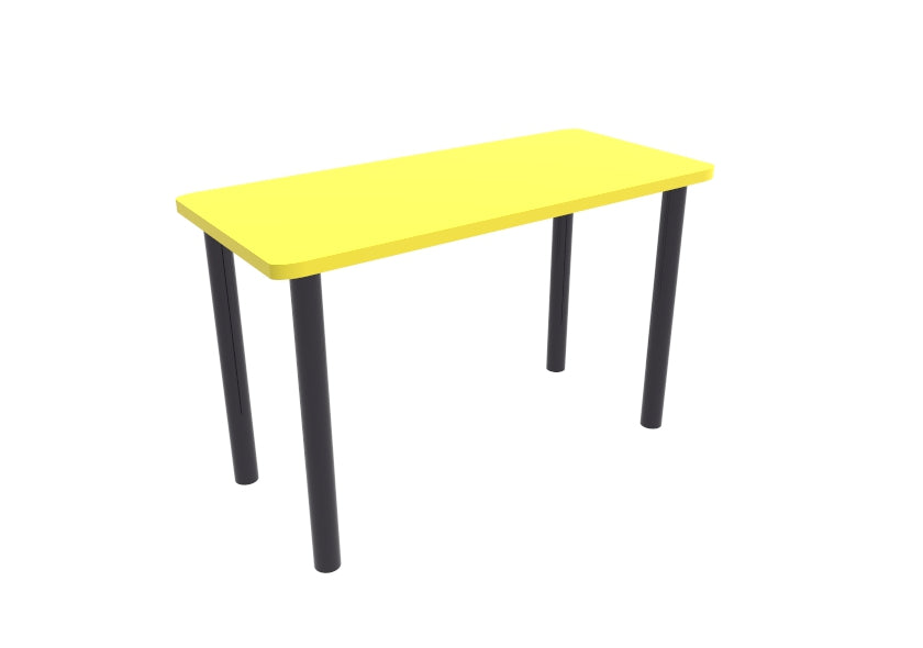 Mesa rectangular en madera o hierro