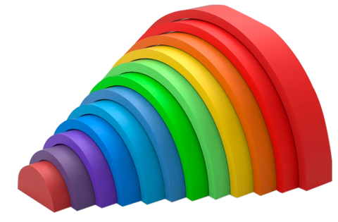 12 Piece Waldorf Rainbow